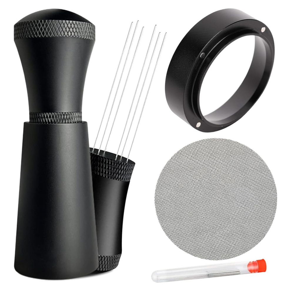 58Mm Wdt Tools Puck Screen Espresso Dosing Funnel Stainless Steel 4853718741712