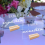 12PCS DIY Placa de mesa de acrílico em branco Placa transparente com suporte A 7