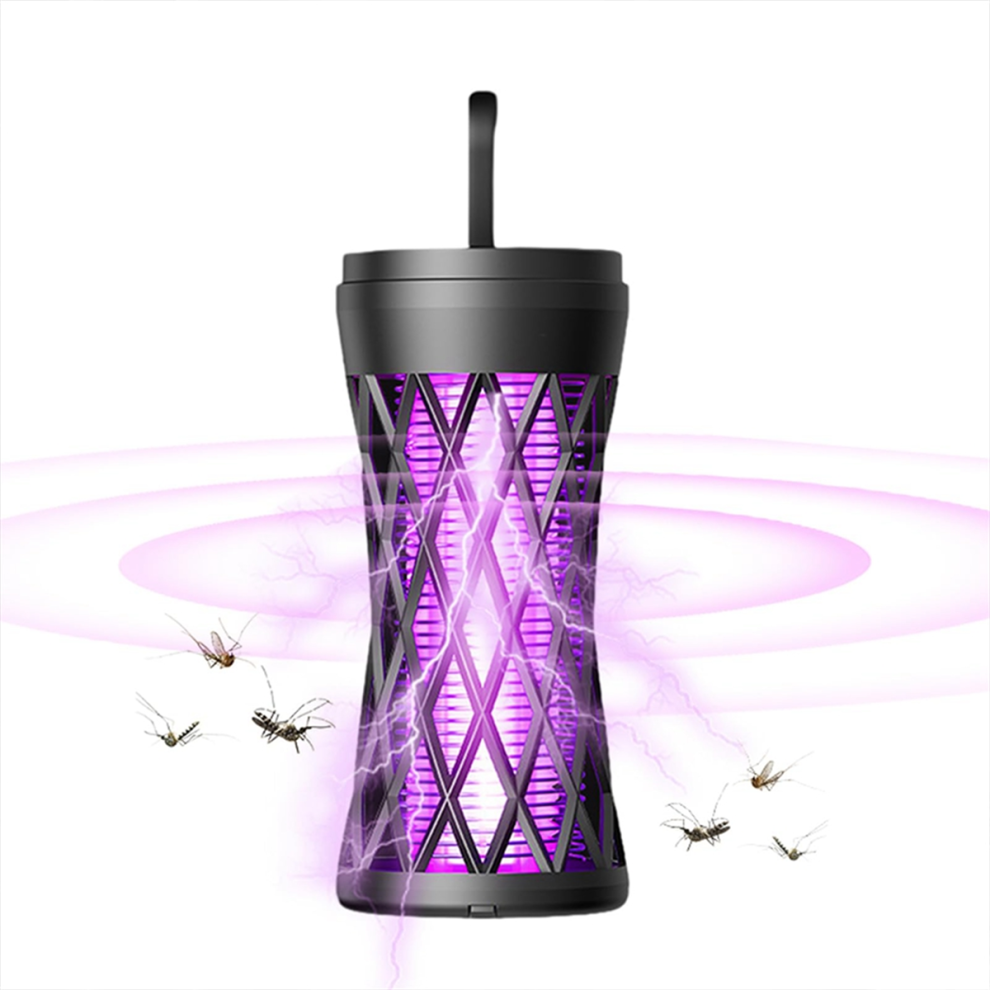 Bug Zapper Outdoor Indoor mosquito zapper,with LED Light black