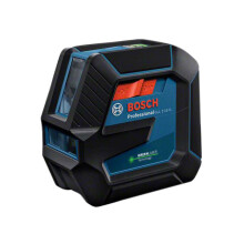 Bosch Professional Livella Laser GLL 2-15 G,laser verde, da interno, supporto LB 10, treppiedi BT 150, raggio d'azione visibile