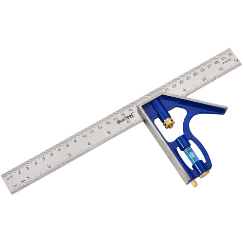 BlueSpot BlueSpot Tools 33927 Pro Combination Square 300mm (12in)