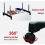 Double Metal Clothes Rail Storage Garment Shelf Hanging Display Stand 11