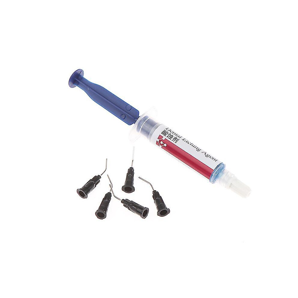Dental Orthodontic Adhesives 37% Phosphoric Acid Etchant Etching Gel With 5 Tips