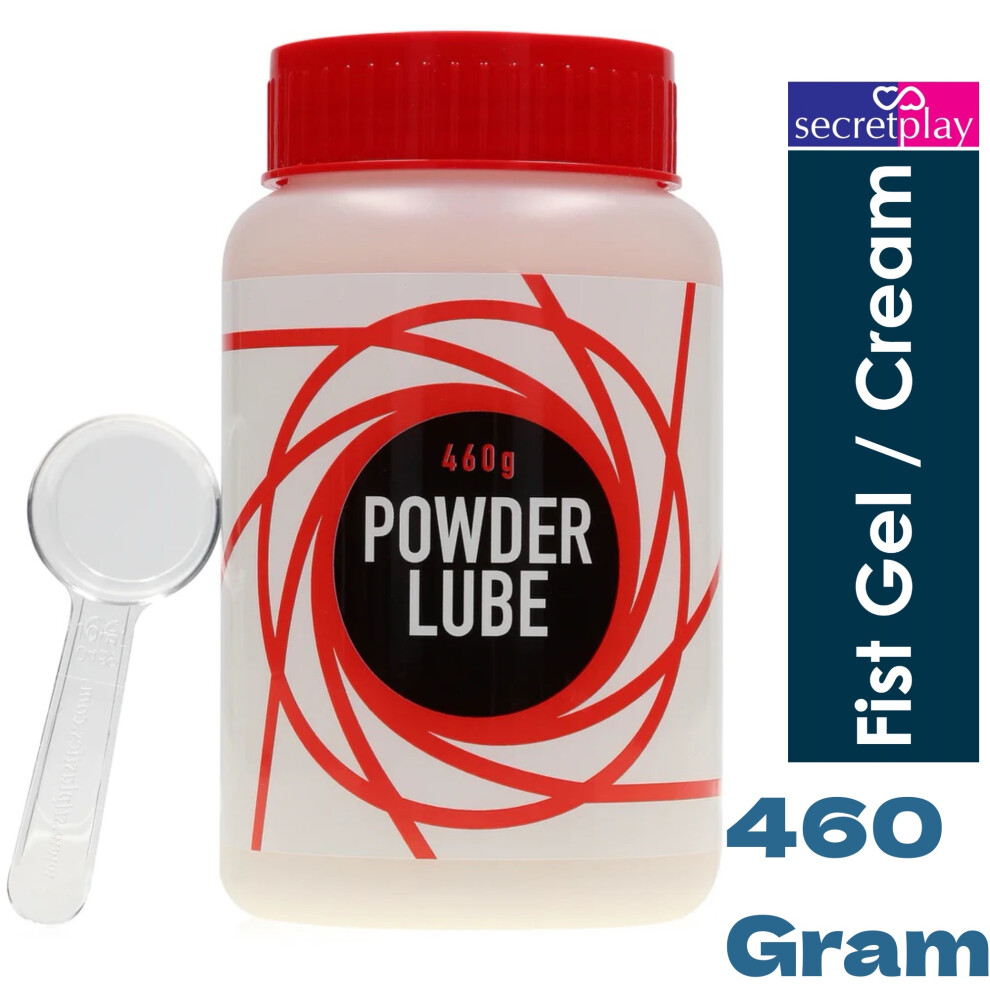Fist It J Powder Lube 460G Bottle | Water Based Lubricant For Fisting Hand Toy Anal Sex Lube
