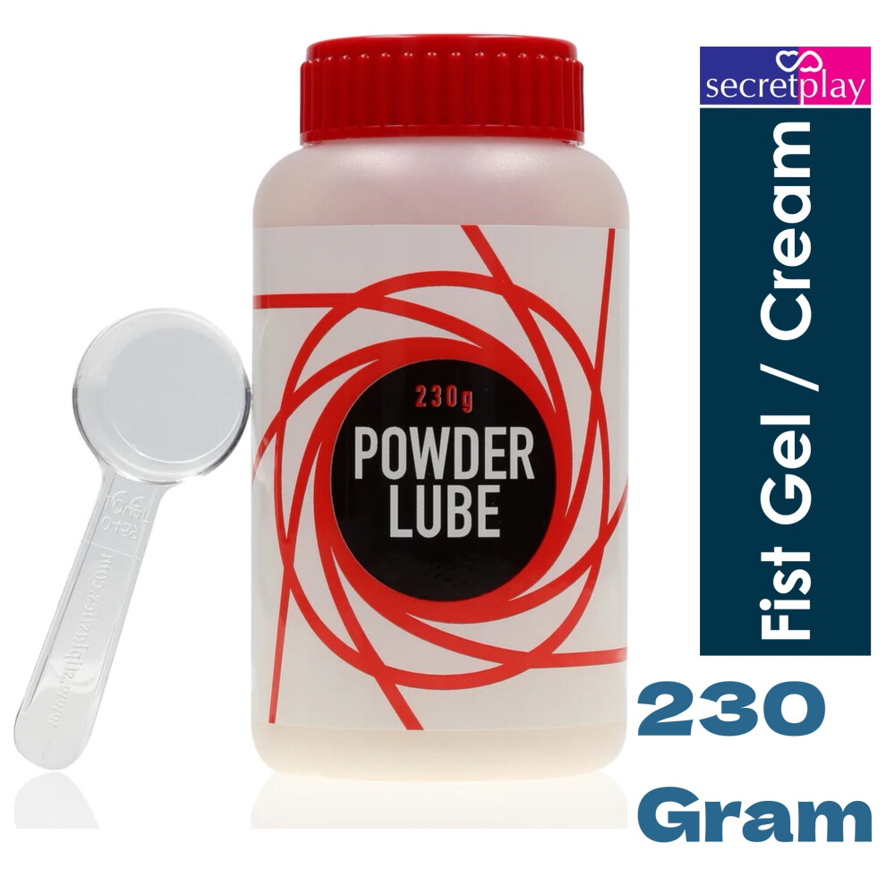 Fist it J Powder Lube 230g Bottle | Water Based Lubricant For Fisting Hand Toy Anal Sex Lube