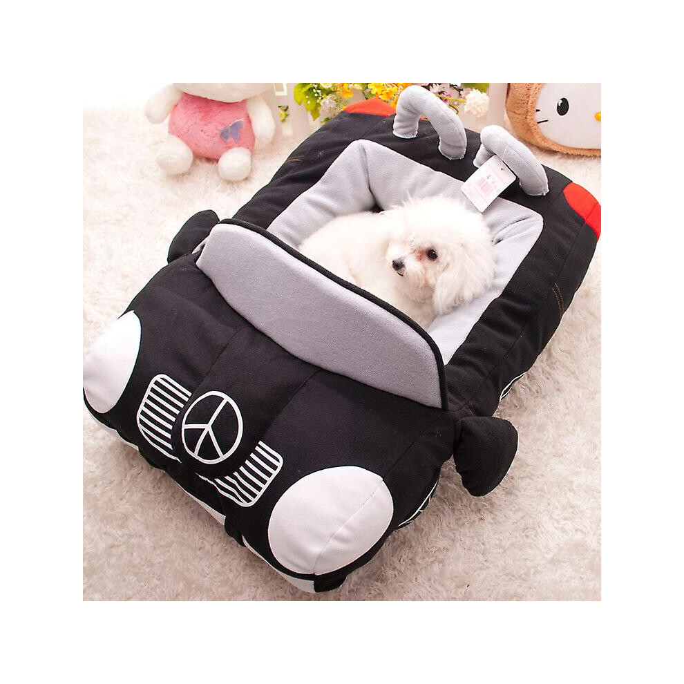 (Black) Pet kennel, car, fashion, cool sports car, kennel, pet dog sofa bed