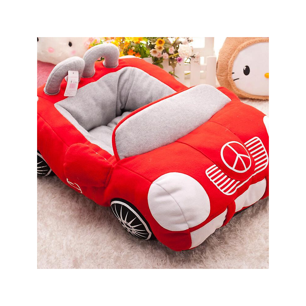 (Red) Pet kennel, car, fashion, cool sports car, kennel, pet dog sofa bed