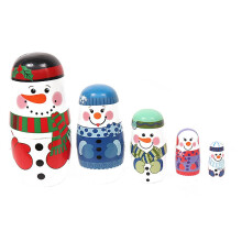 Kids Nesting Dolls Russian Doll A Doll Kids Birthday Gifts Xmas Russian Nesting Dolls Wooden Nesting Dolls Snowman Nesting Doll