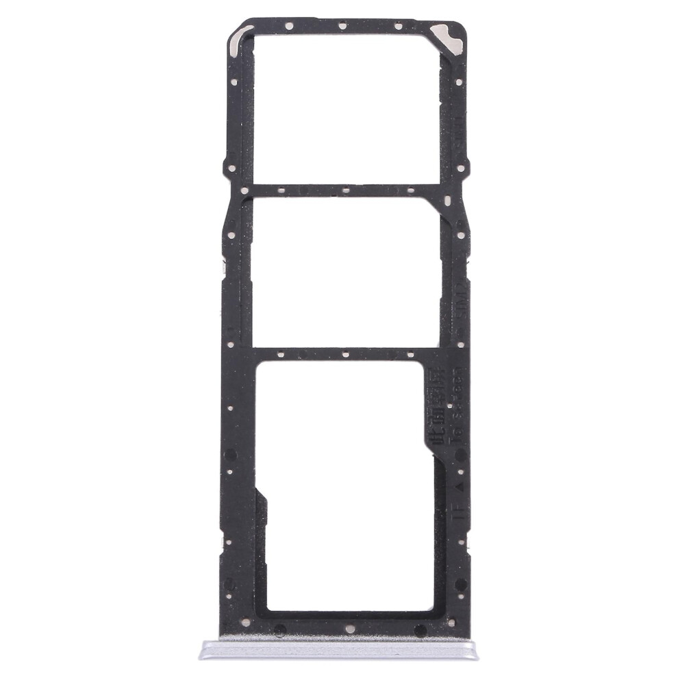 (Silver) Sim Card Tray Micro Sd Card Tray For Oppo Realme 7 (Asia) Silver 8994439512673