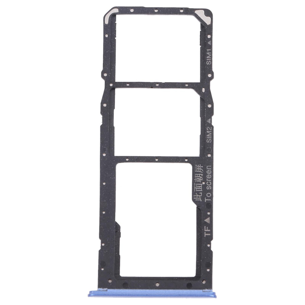 (Blue) Sim Card Tray Micro Sd Card Tray For Oppo Realme 7 (Asia) Blue 8994439512680