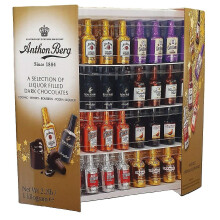Liquor Filled Dark Chocolates Gift Box - 64 Bottles 1 Kg