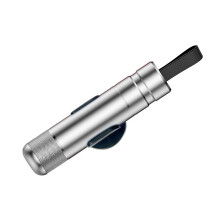 (Silver) New Upgraded Safehammer Glass Breaker, Car Safety Hammer, Safe Hammer Glass Breaker