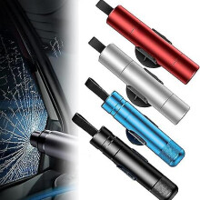 (Black) New Upgraded Safehammer Glass Breaker, Car Safety Hammer, Safe Hammer Glass Breaker