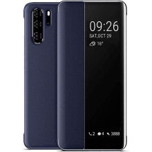 Huawei P30 Pro Smart View Leather Case Flip Pouch Huawei P30 Pro 6.47" Blue R