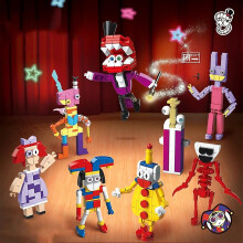 The Amazing Digital Circus Building Blocks Figure Assemble Model Bricks Kids Toy