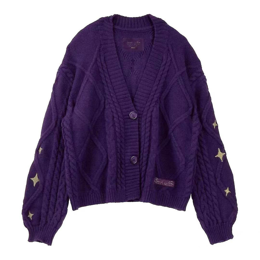 (xs-s) Speak Now Cardigan, Star Embroidered Knit Speak Now Cardigan, Speak Now Cardigan, Speak Now Cardigan With Patch, Eras Tour Merch Gifts