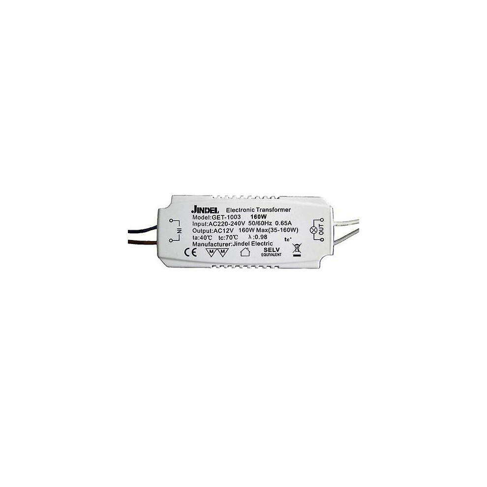 Halogen Transformer Ac220-240v / Ac12v Jindel Get-1003 160w