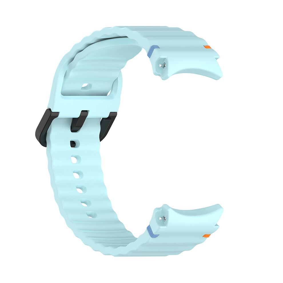(Light Blue) Watch Strap Silicone Watch Band for Samsung Galaxy watch 7-image-OPC-PFWP7DN-NEW