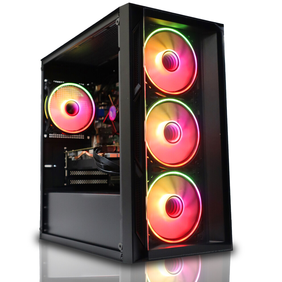 Fast Gaming PC Intel Core i7 32GB RAM 1TB HDD 240GB SSD NVIDIA RTX 3050 W10 WiFi-image-OPC-PC5XBHS-REFURBISHED