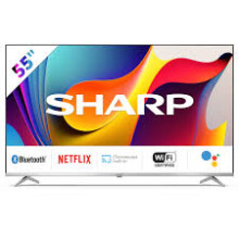 SHARP 55FP1KA 55-Inch Frameless 4K Quantum Dot Android TV with Dolby Vision, Chromecast Built-in & HDMI 2.1