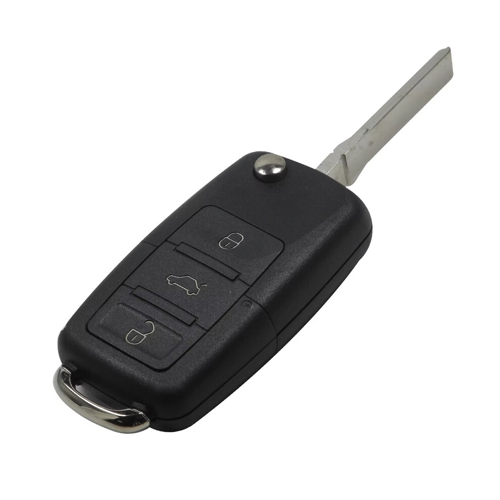 (3 Buttons) Uncut Blade 2/3/4 Btn Folding Flip Remote Key Fob Case Shell For Vw Golf Passat Polo Jetta Touran Bora Sharan 6919623132453