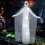 Living And Home Inflatable Tall Ghost Bribe with Red Eyes for Halloween 2