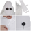 Living And Home Inflatable Tall Ghost Bribe with Red Eyes for Halloween 5