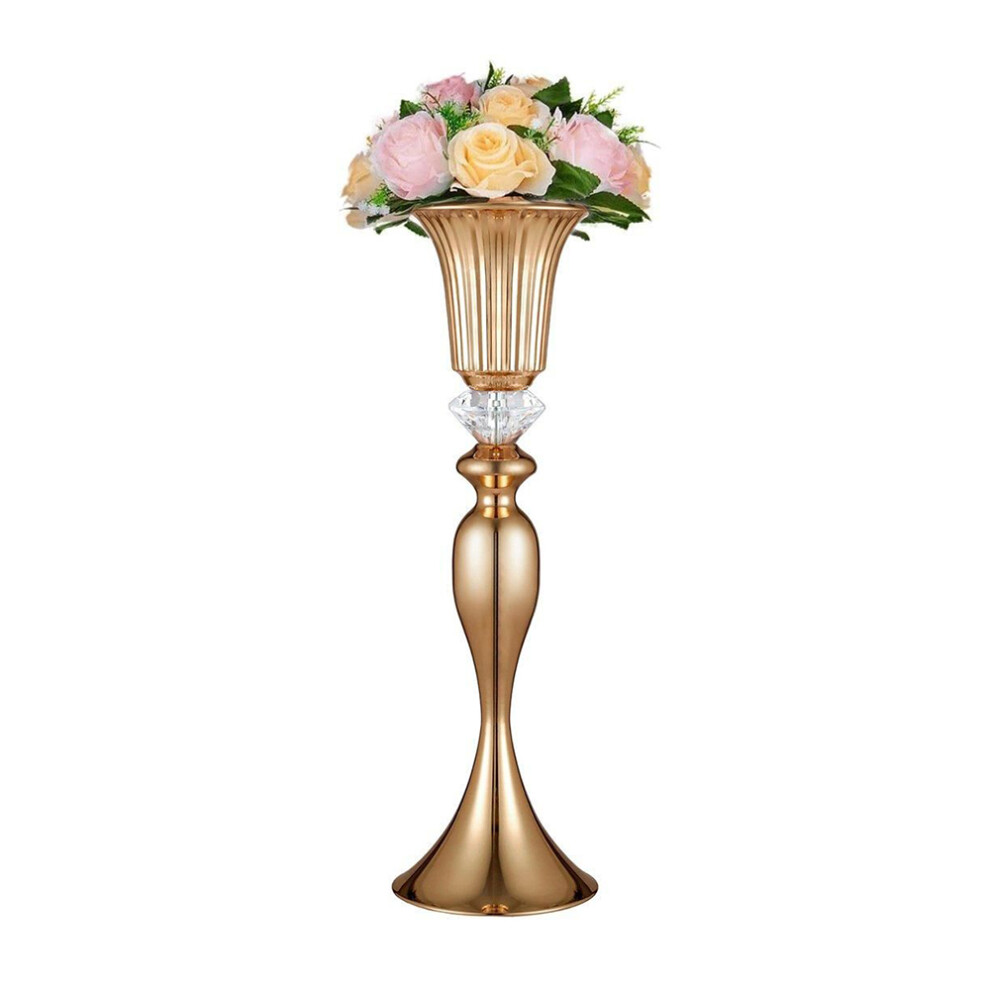 Metal Trumpet Vase Wedding Centerpiece