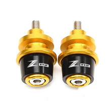 (Gold) 8mm Motorcycle Accessories For Kawasaki Zh2 Z H2 Zh2 2019-2021 2020 Frame Stands Screws Sliders Swingarm Spools Slider