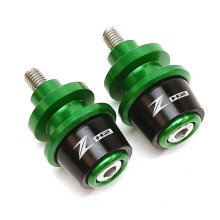 (Green) 8mm Motorcycle Accessories For Kawasaki Zh2 Z H2 Zh2 2019-2021 2020 Frame Stands Screws Sliders Swingarm Spools Slider