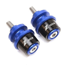 (Blue) 8mm Motorcycle Accessories For Kawasaki Zh2 Z H2 Zh2 2019-2021 2020 Frame Stands Screws Sliders Swingarm Spools Slider