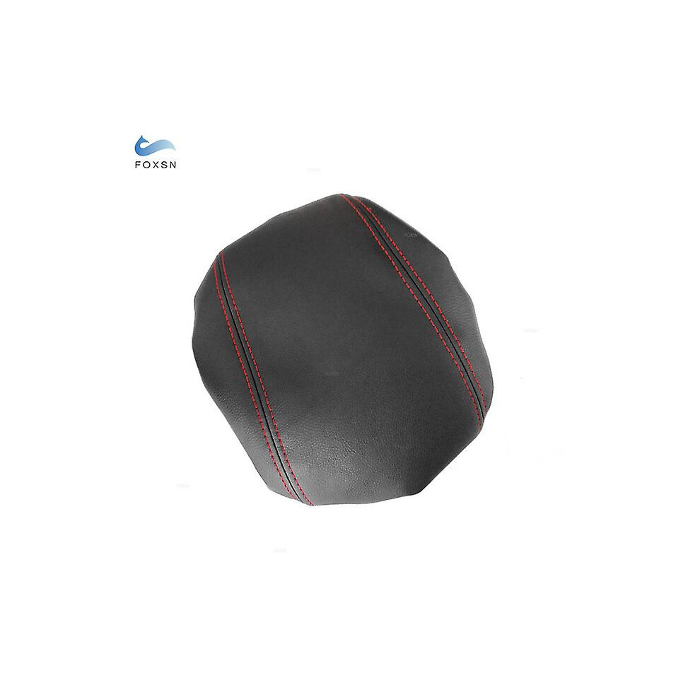 (Black-red line) Car-styling Microfiber Leather Interior Center Control Armrest Cover Trim For Hyundai Tucson 2015 2016 2017 2018-image-OPC-PFWPHBW-NEW