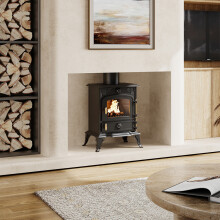 Freestanding Cast Iron Wood Burning Stove Fireplace