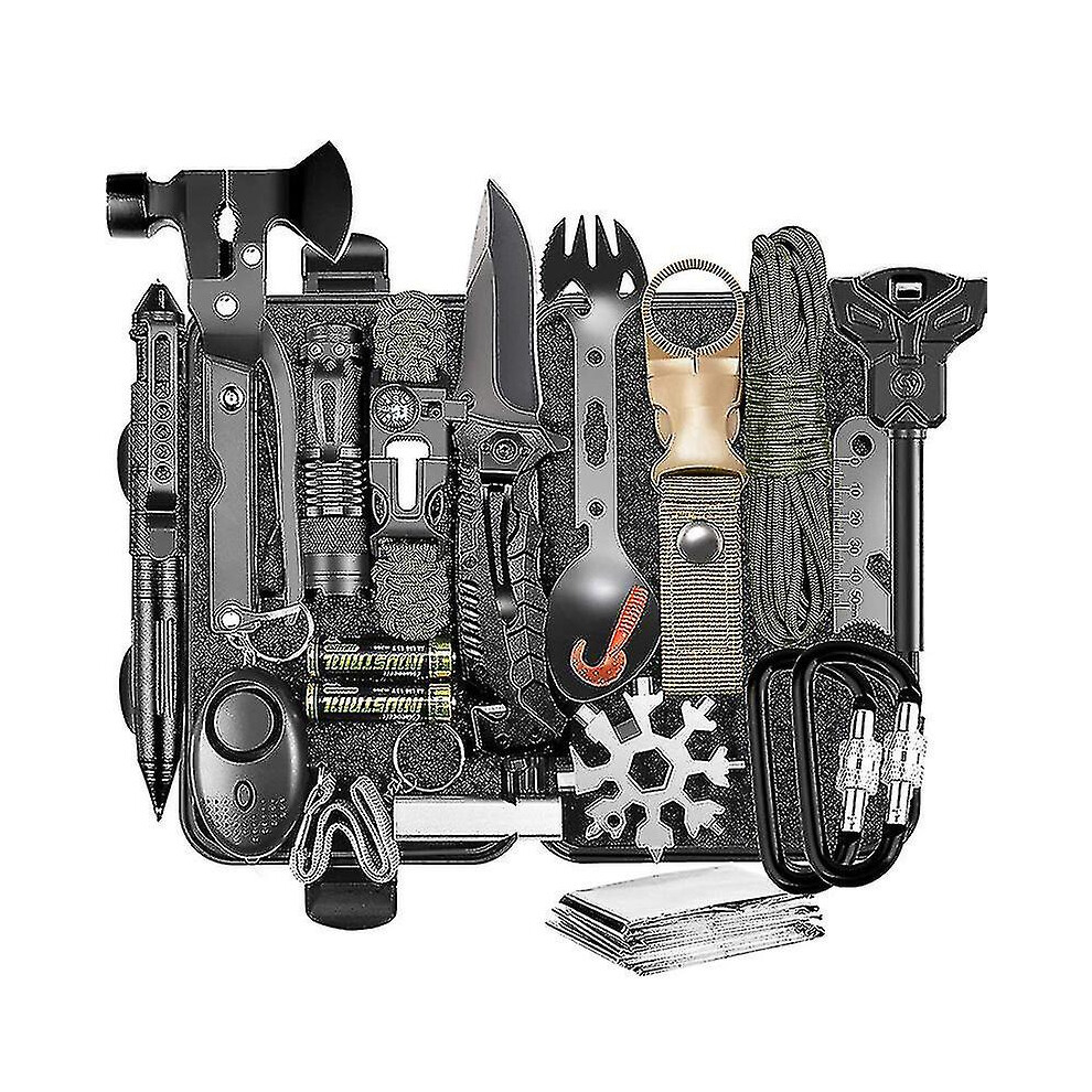 Gifts For Men Dad Husband Survival Gear And Equipment Kit 20 In 1 Emergency Escape Kit