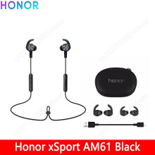 (Black) New Honor Xsport Am61 Earphone Bluetooth Wireless Connection With Mic In-ear Style Charge Easy Headset For Honor Ios Android