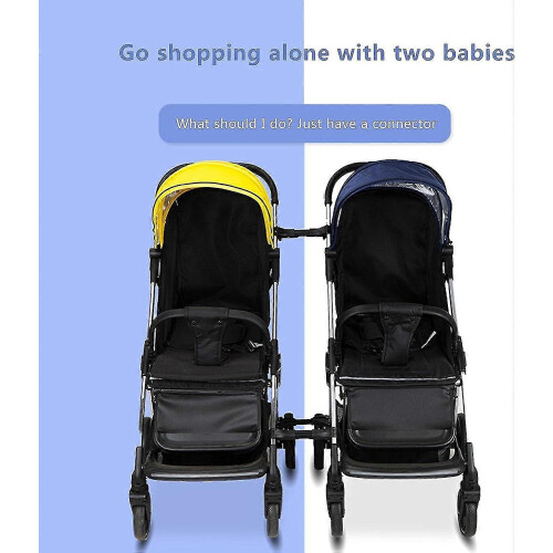 (3pcs) 3pack Stroller Connectors For Twins Stroller, Adjustable Car Stroller Accessories Baby Stroller Connector 2