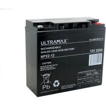 Ultramax 22Ah12V AGM/GEL GOLF TROLLEY BATTERY (18+ Holes) MOCAD, FRASER
