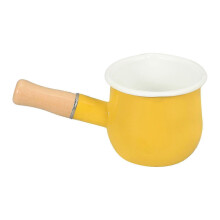 Mini Enamel Milk Pan Non-stick Milk Pan Kitchen Milk Heating Pot Mini Enamel Saucepan