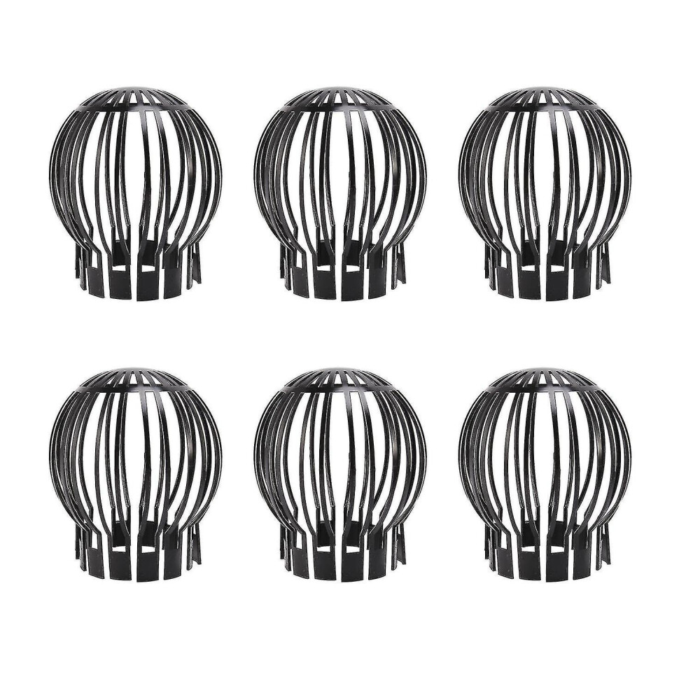 6Pcs Gutter Guard Downspouts Filter Strainer Preventing Leaf Debris Branches Roof Moss From Cloggin 8994439461667