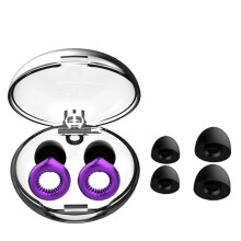 (Purple) Earplugs - Fashion Certified Hearing Protection for Concerts and Festivals DJ and Nightlife, Noise Cancelling Earplugs (Hi-Fi)