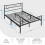 Yaheetech Yaheetech 4ft6 Double Bed Frames Metal Slatted Bed Platform with Curved Design Headboard and Footboard 2