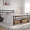 Yaheetech Yaheetech 4ft6 Double Bed Frames Metal Slatted Bed Platform with Curved Design Headboard and Footboard 3