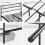 Yaheetech Yaheetech 4ft6 Double Bed Frames Metal Slatted Bed Platform with Curved Design Headboard and Footboard 4