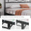 Yaheetech Yaheetech 4ft6 Double Bed Frames Metal Slatted Bed Platform with Curved Design Headboard and Footboard 6
