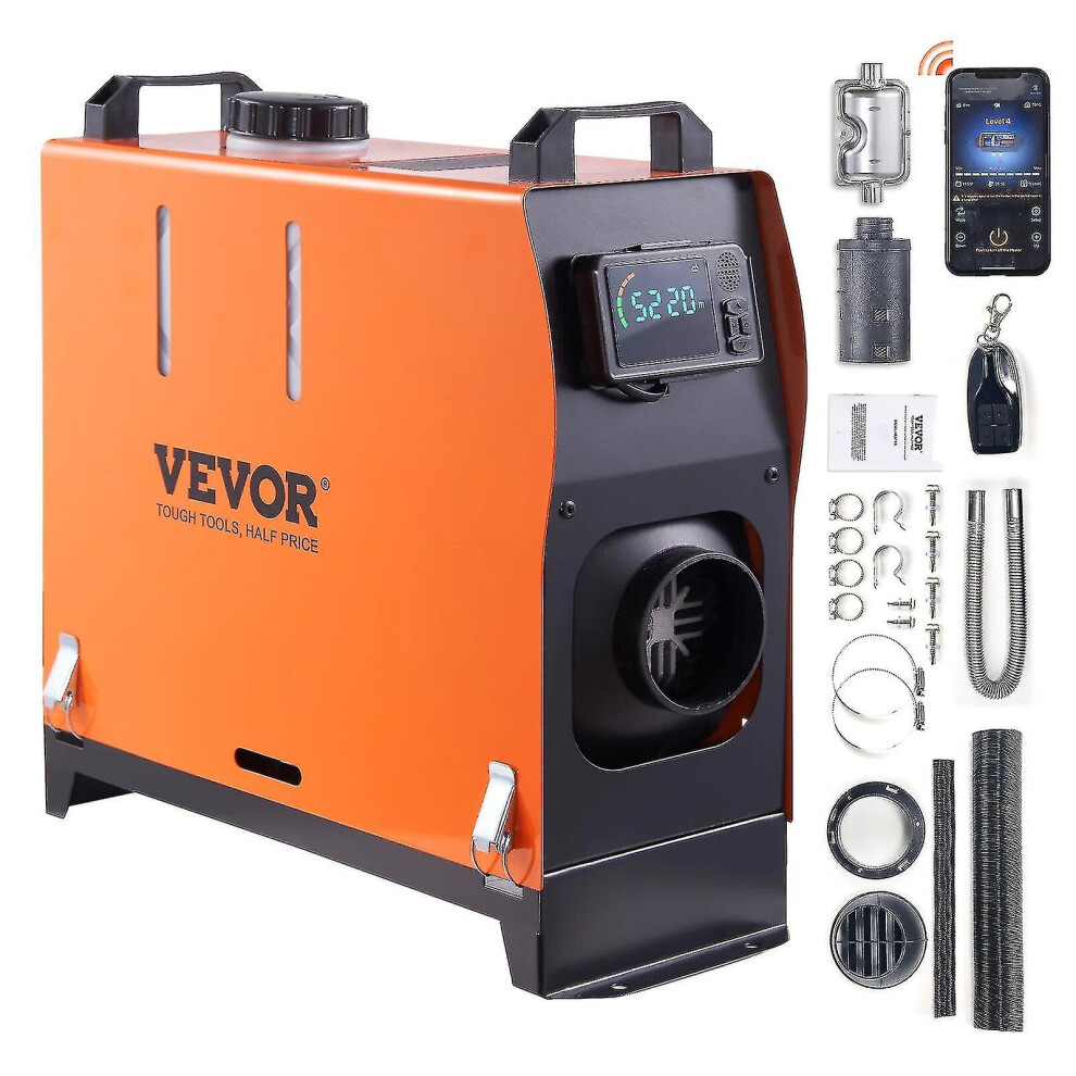 (8Kw Bluetooth) 5/8Kw Diesel Air Heater 12V Car Heater Diesel Heater With Lcd Switch Silencer For Car Truck Boat Rv Parking Diesel Heater 8994439557315