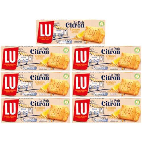 (Pack Of 2) LU Le Citron Lemon Flavoured Soft Biscuits 140g 2