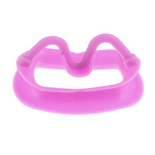 (Pink) Dental Retractor Soft Silicon Intraoral Lip Cheek Retractor Mouth Opener Cheek E