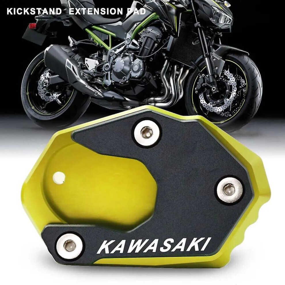 (Gold) For Kawasaki Z900 Z900rs Se 2022 Z1000 Z1000sx Er6n Z650 Zx6r Motorcycle Side Stand Extension Pad Kickstand Enlarger Gold 8994439561817