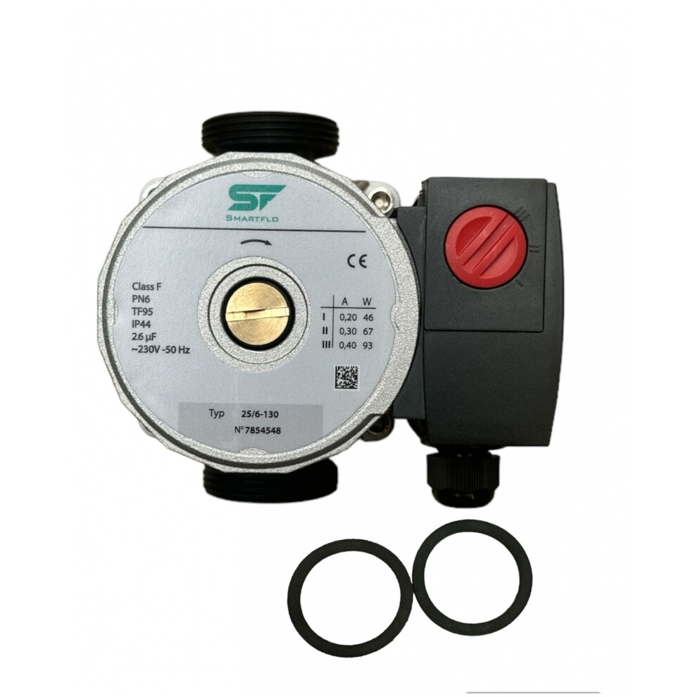 Smartflo RS25/6-3 KU 4521910 Domestic Circulating Pump 1½" BSP 6M