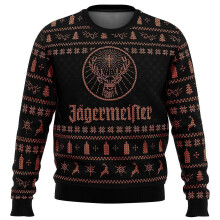 (2, M) Jagermeister Ugly Christmas Sweater Pullover Men's 3d Sweatshirt Tops Autumn And Winter Clothing